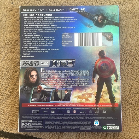 Blu-Ray Captain America - Picture 2 of 4